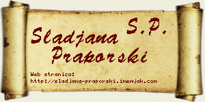 Slađana Praporski vizit kartica